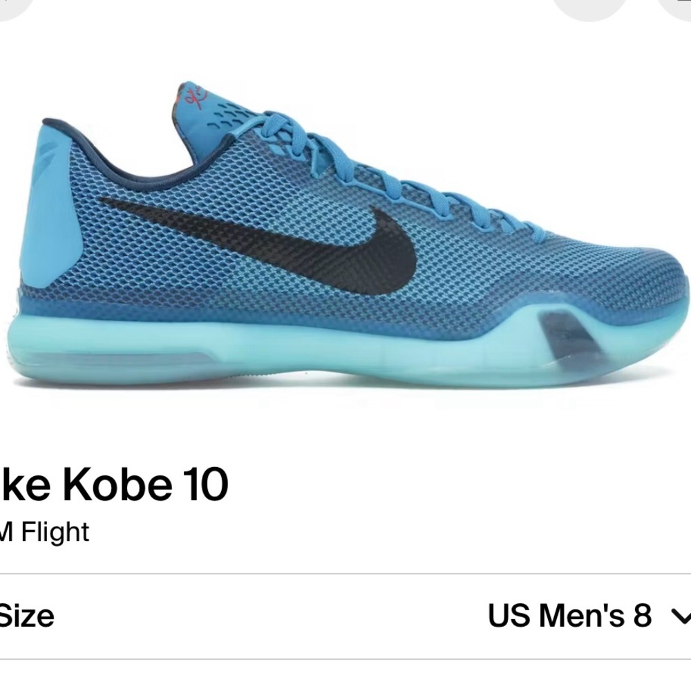 Kobe 10 5AM Flight men’s sz 8